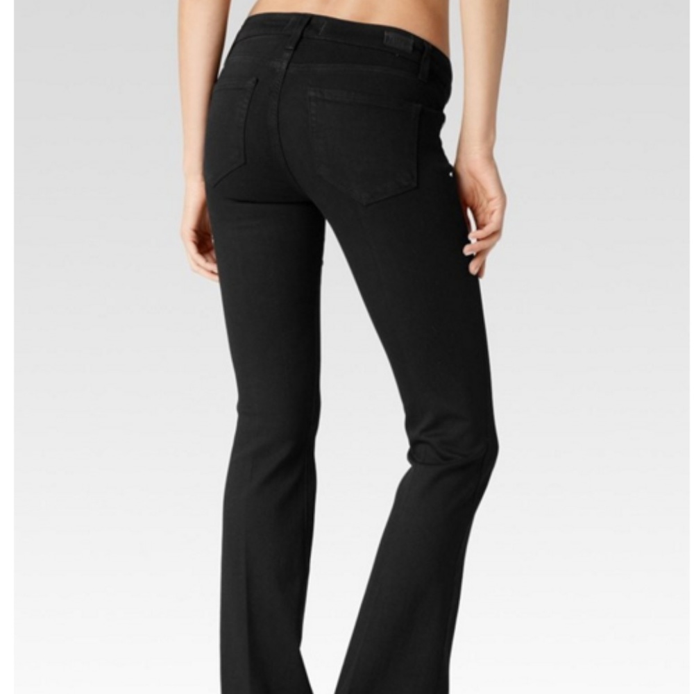 Black flare Paige jeans